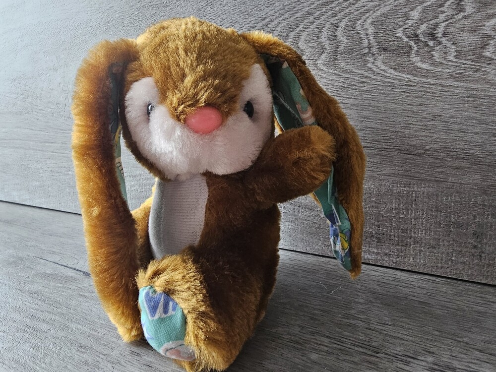 Vintage Play by Play Easter Bunny Rabbit Mini Plush 6" Stuffed Animal